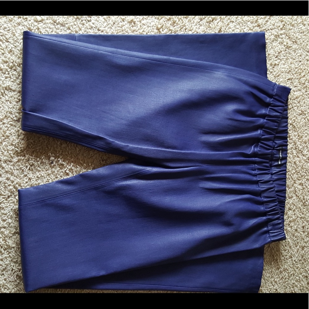 Vintage Monika Chiang butter soft leather leggings.